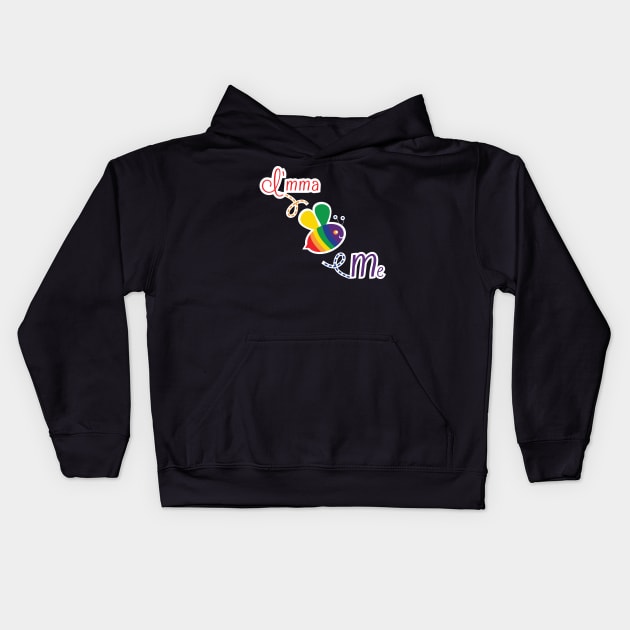 I'mma Bee Me (LGBTQIA+ Pride) Kids Hoodie by Last Candle Games